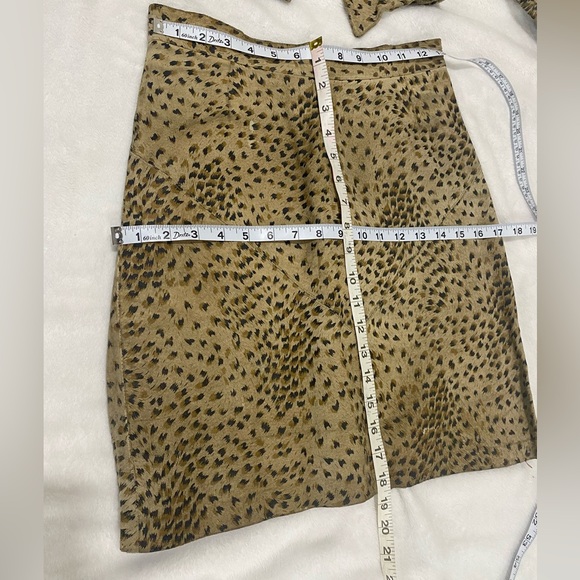 Vintage Rafael 2-Piece Size 7/8 100% Leather 
Skirt Suit • 80s/90s - Picture 8 of 9